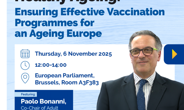 Il prof. Paolo Bonanni interviene al Parlamento UE per l'evento 